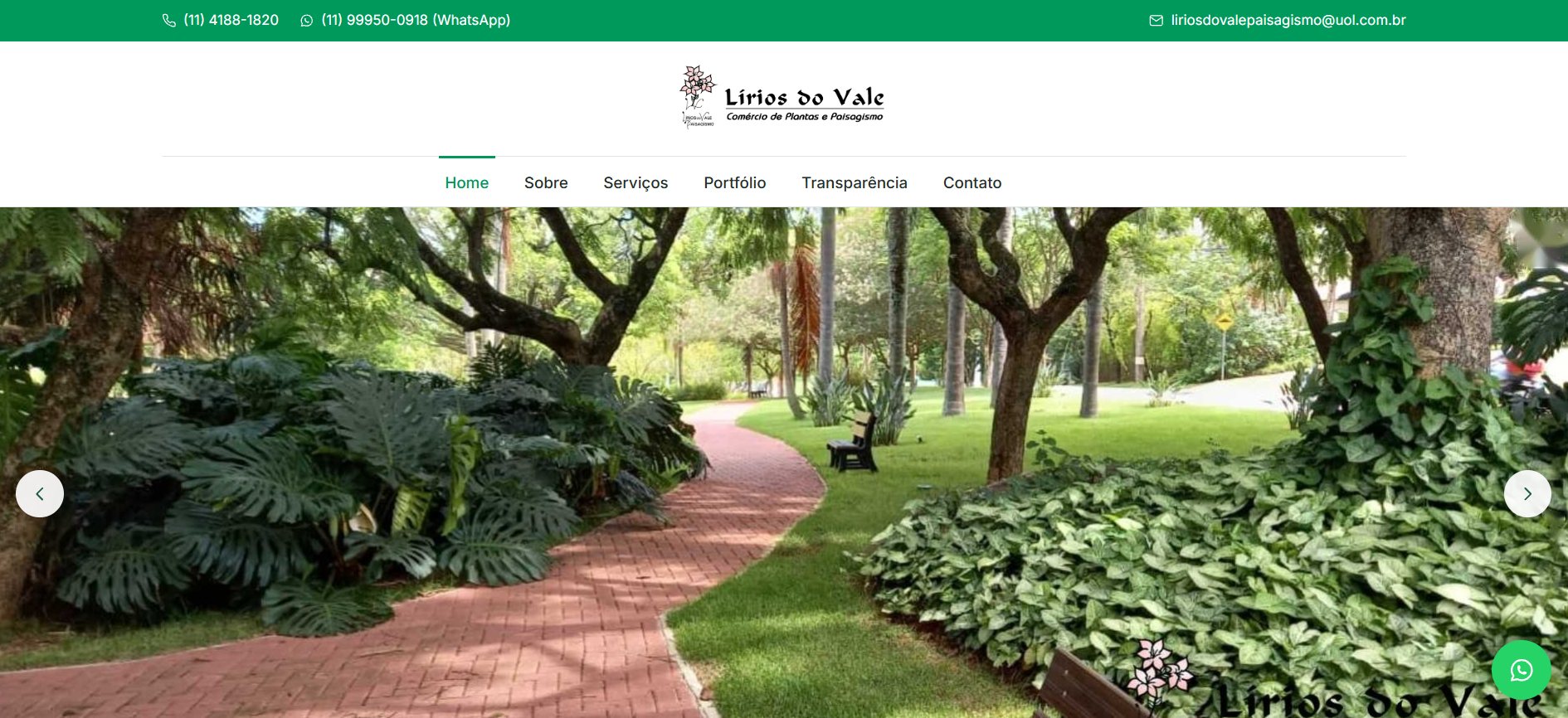 Lírios do Vale Paisagismo